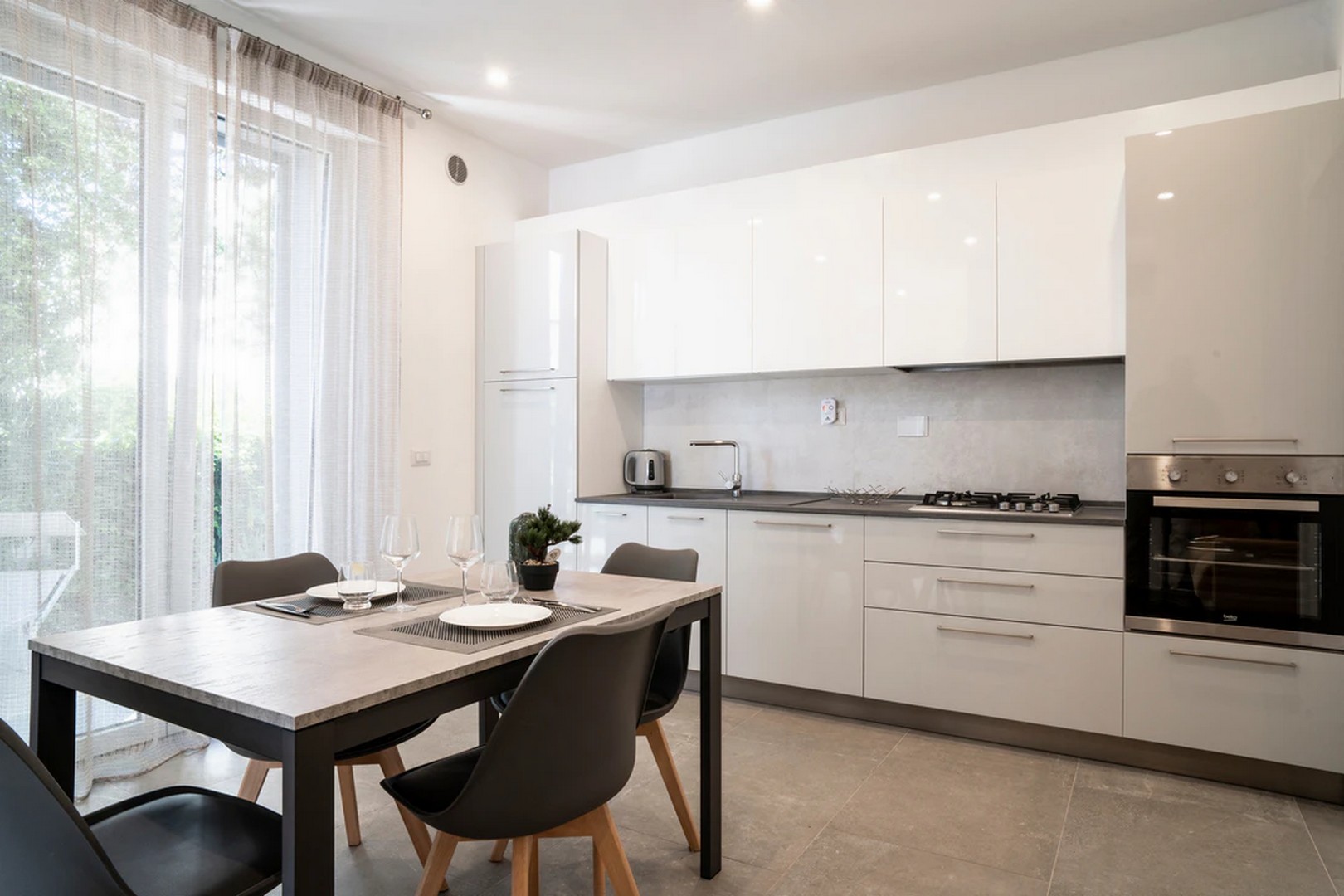 Cucina e Soggiorno appartamento Giglio Marino Villa Ari San Vincenzo