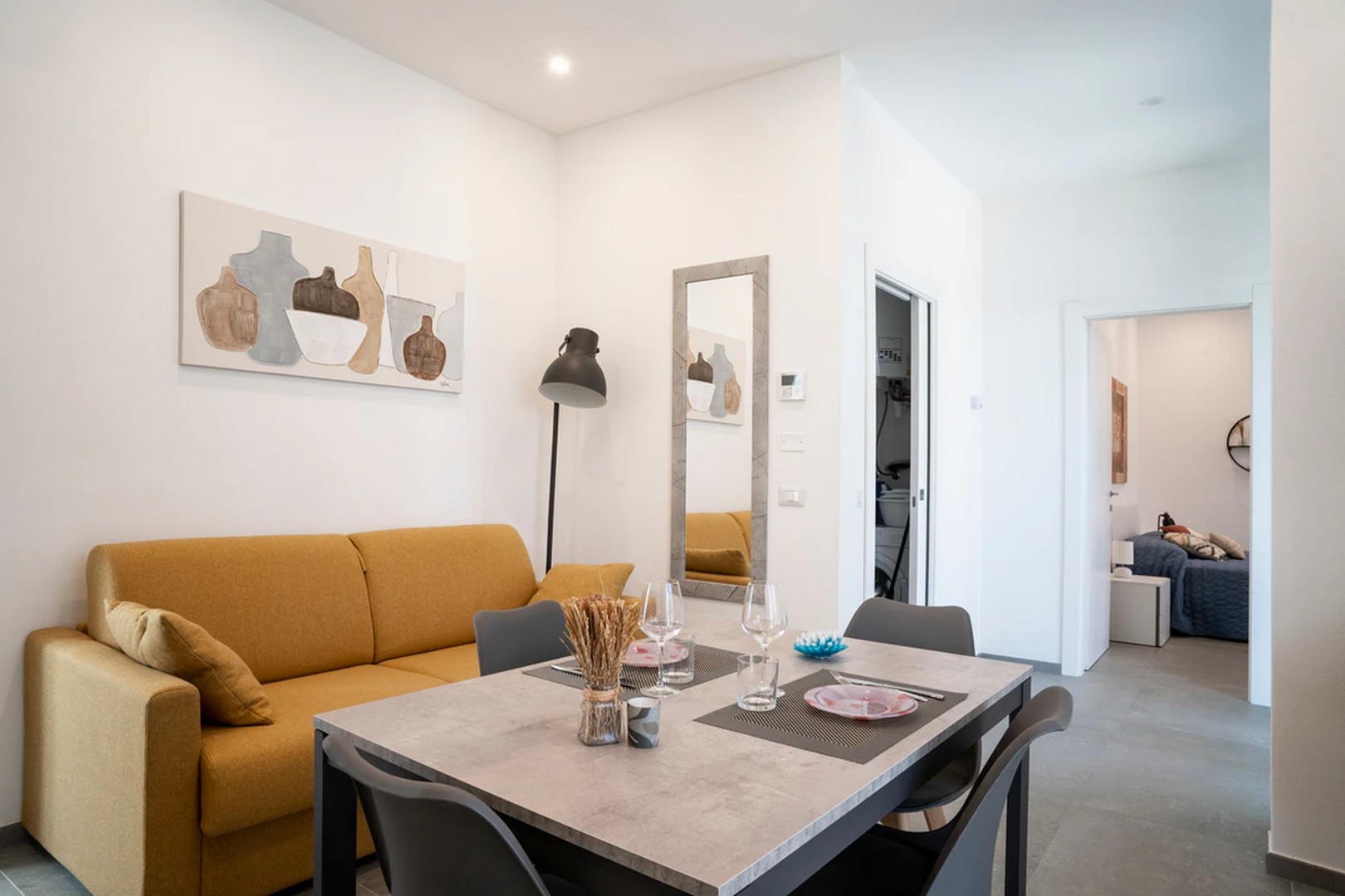Cucina e Soggiorno appartamento Elicriso Villa Ari San Vincenzo
