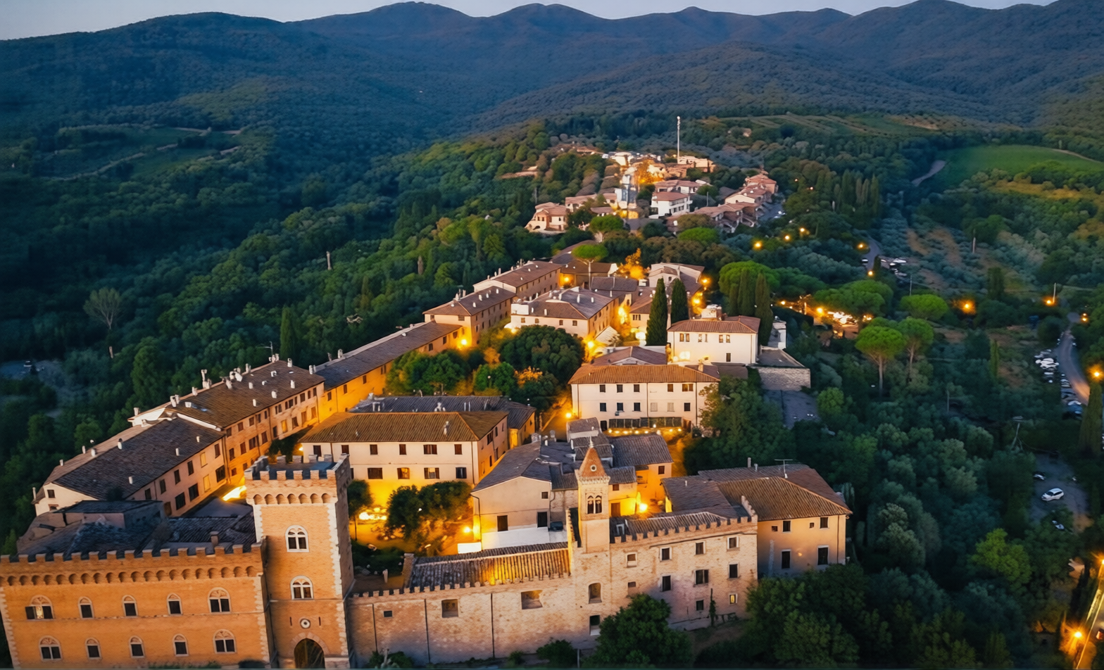 Bolgheri vista panoramica