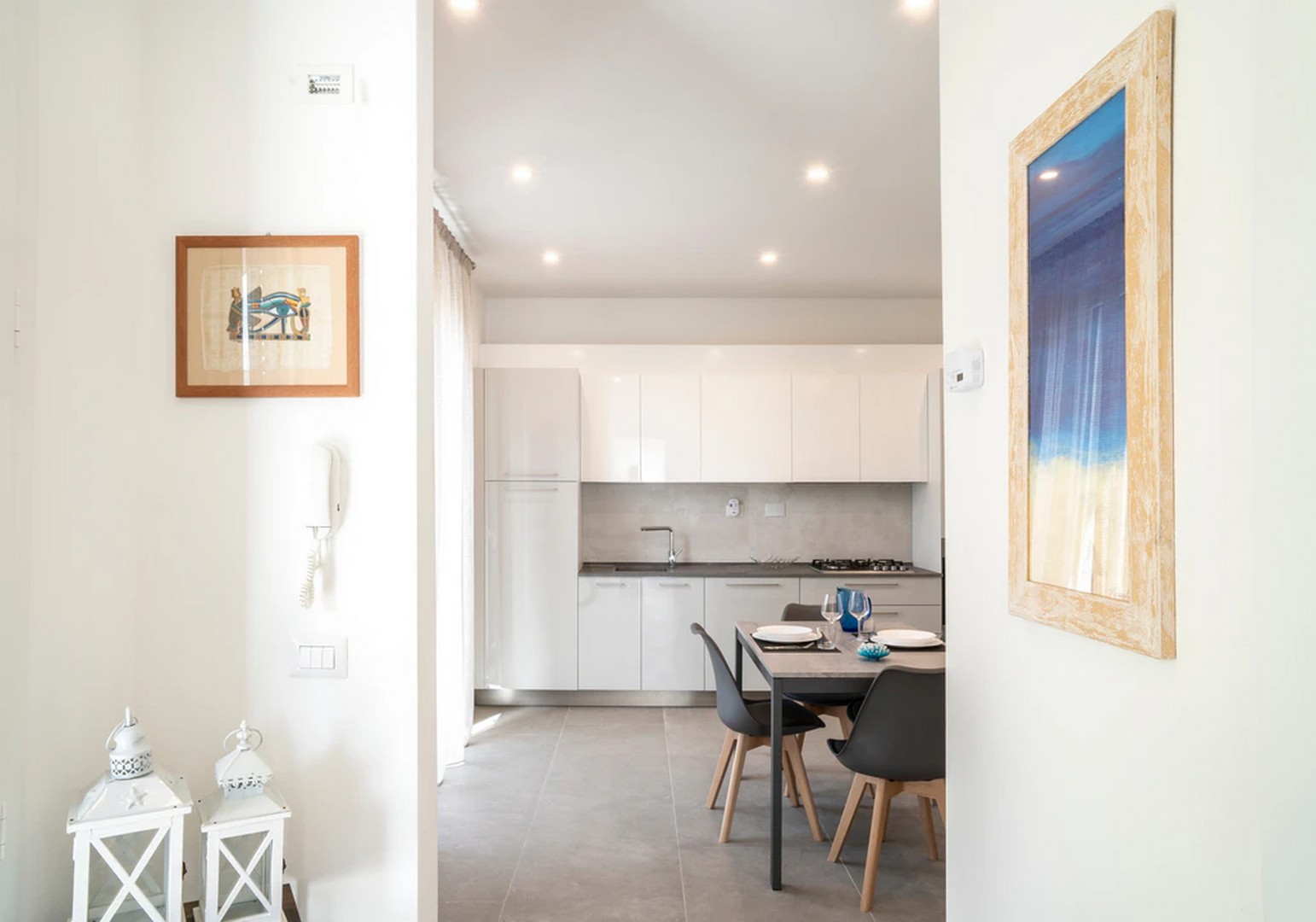 Kitchen and Living Room Apartment Lentisk Villa Ari San Vincenzo