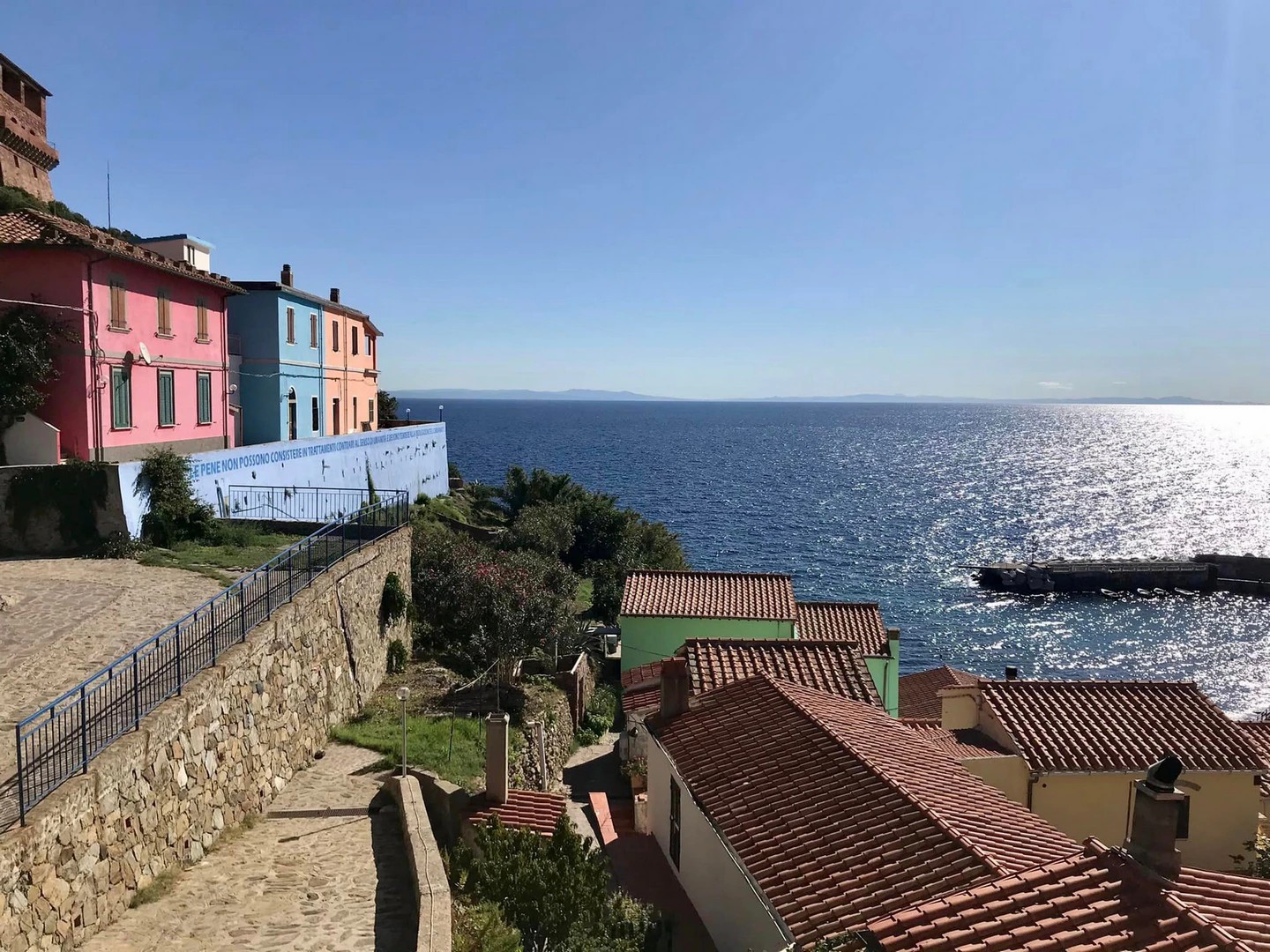 Gorgona Island panorama