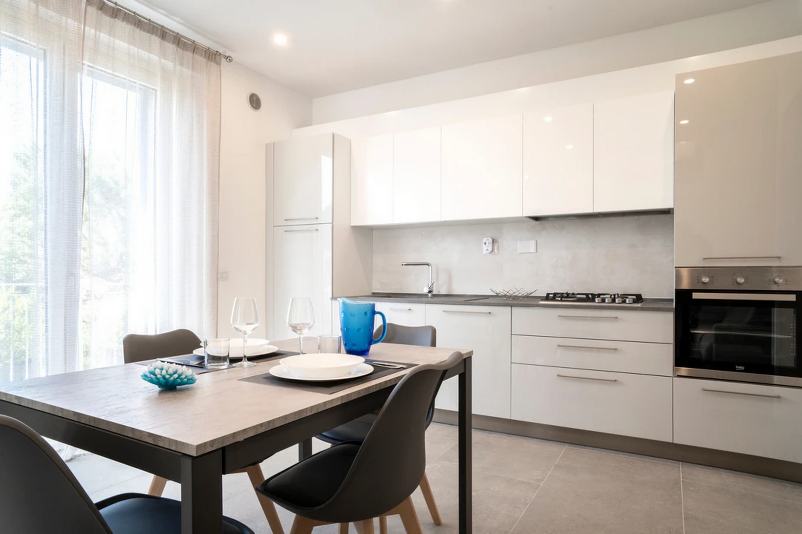 Kitchen and Living Room Apartment Lentisk Villa Ari San Vincenzo