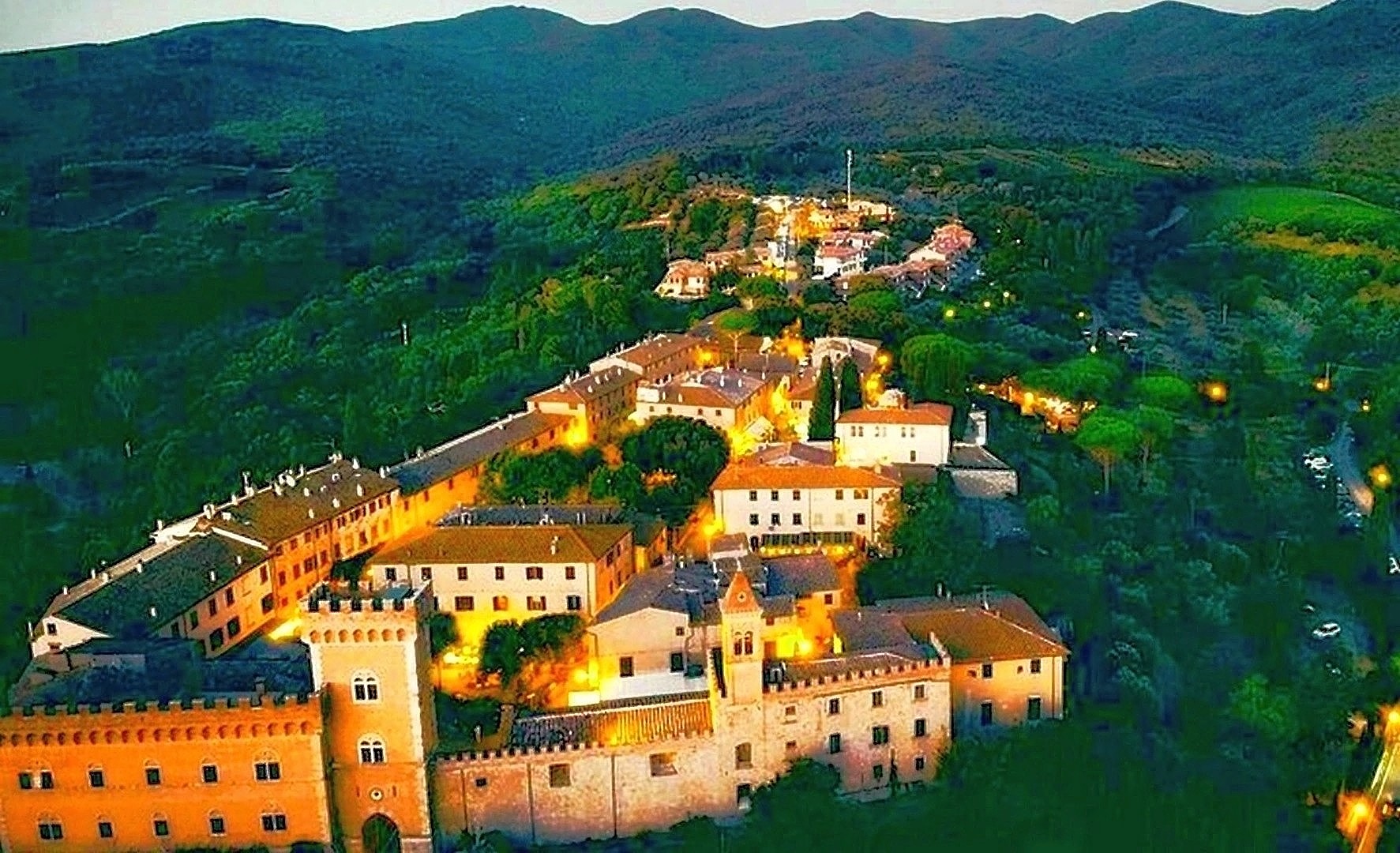 Bolgheri vista panoramica