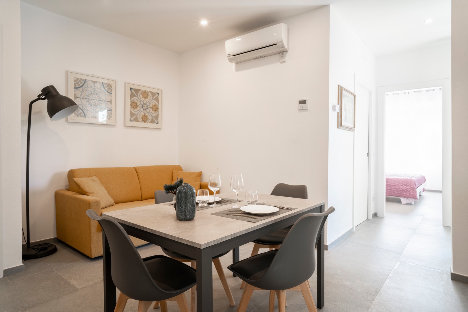 Cucina e Soggiorno appartamento Giglio Marino Villa Ari San Vincenzo