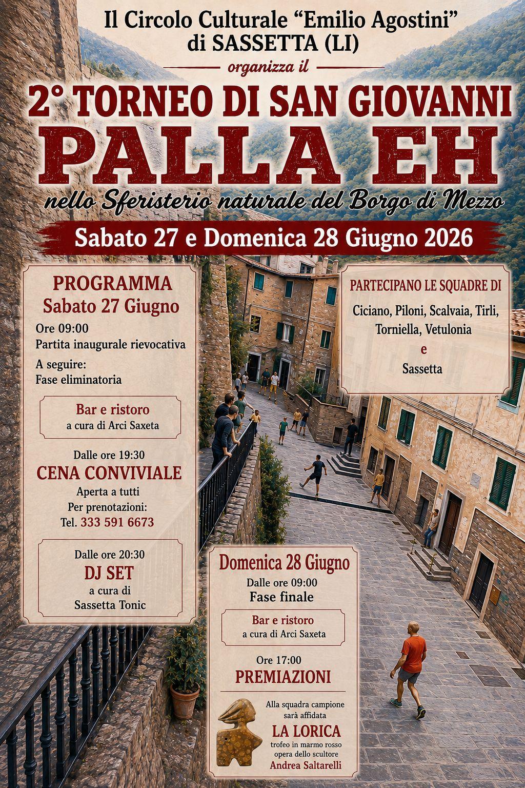 Locandina eventi San Vincenzo