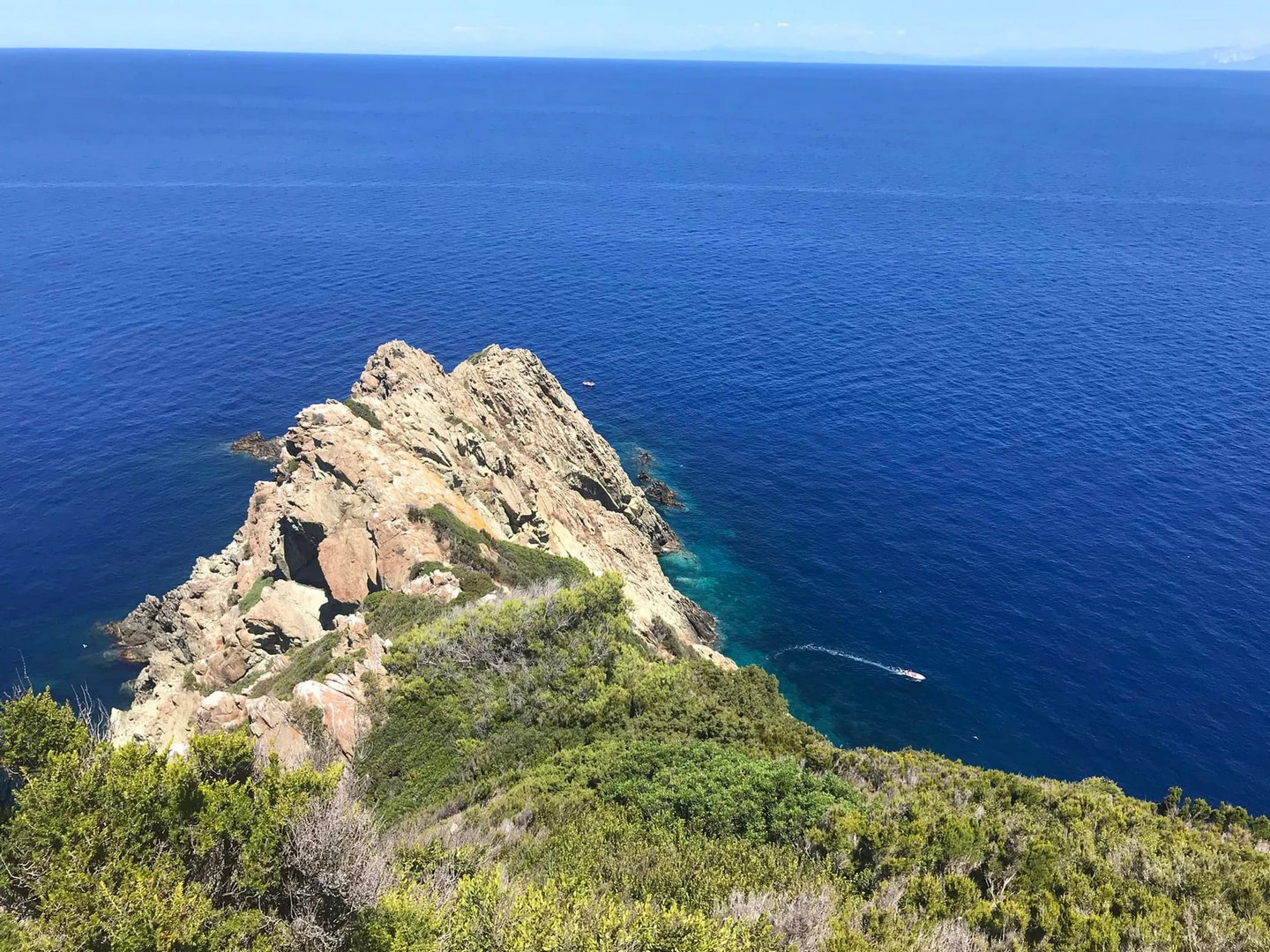 foto del porticciolo isola di gorgona