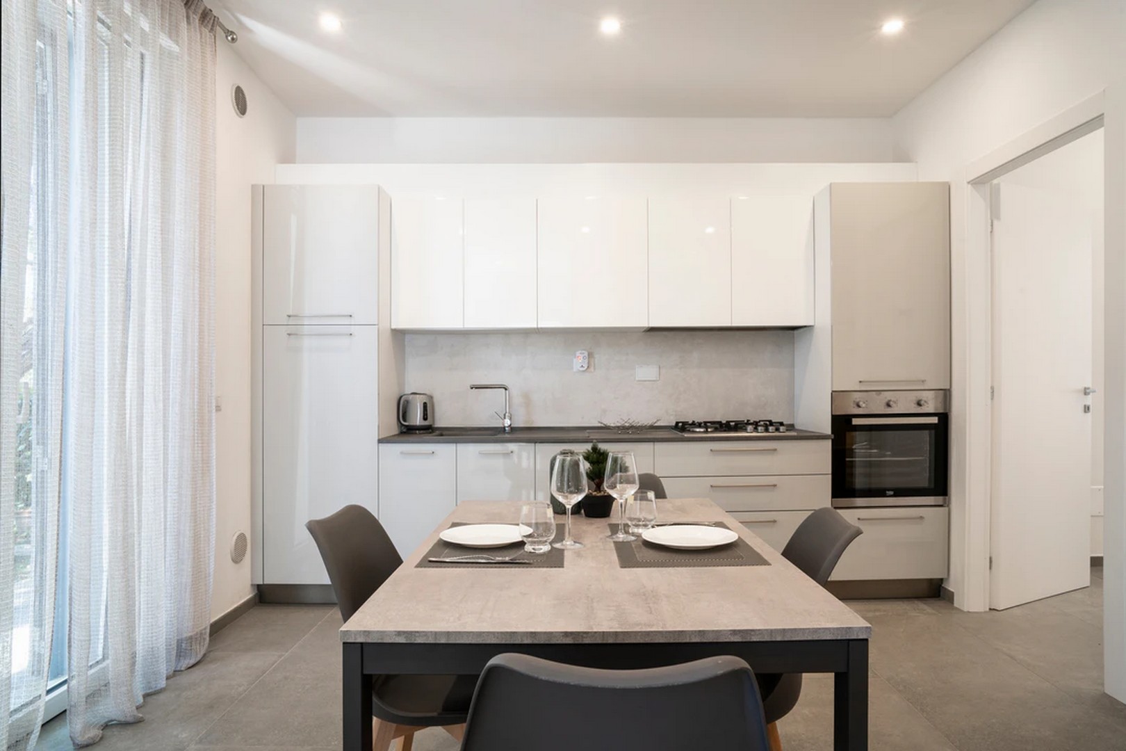 Cucina e Soggiorno appartamento Giglio Marino Villa Ari San Vincenzo