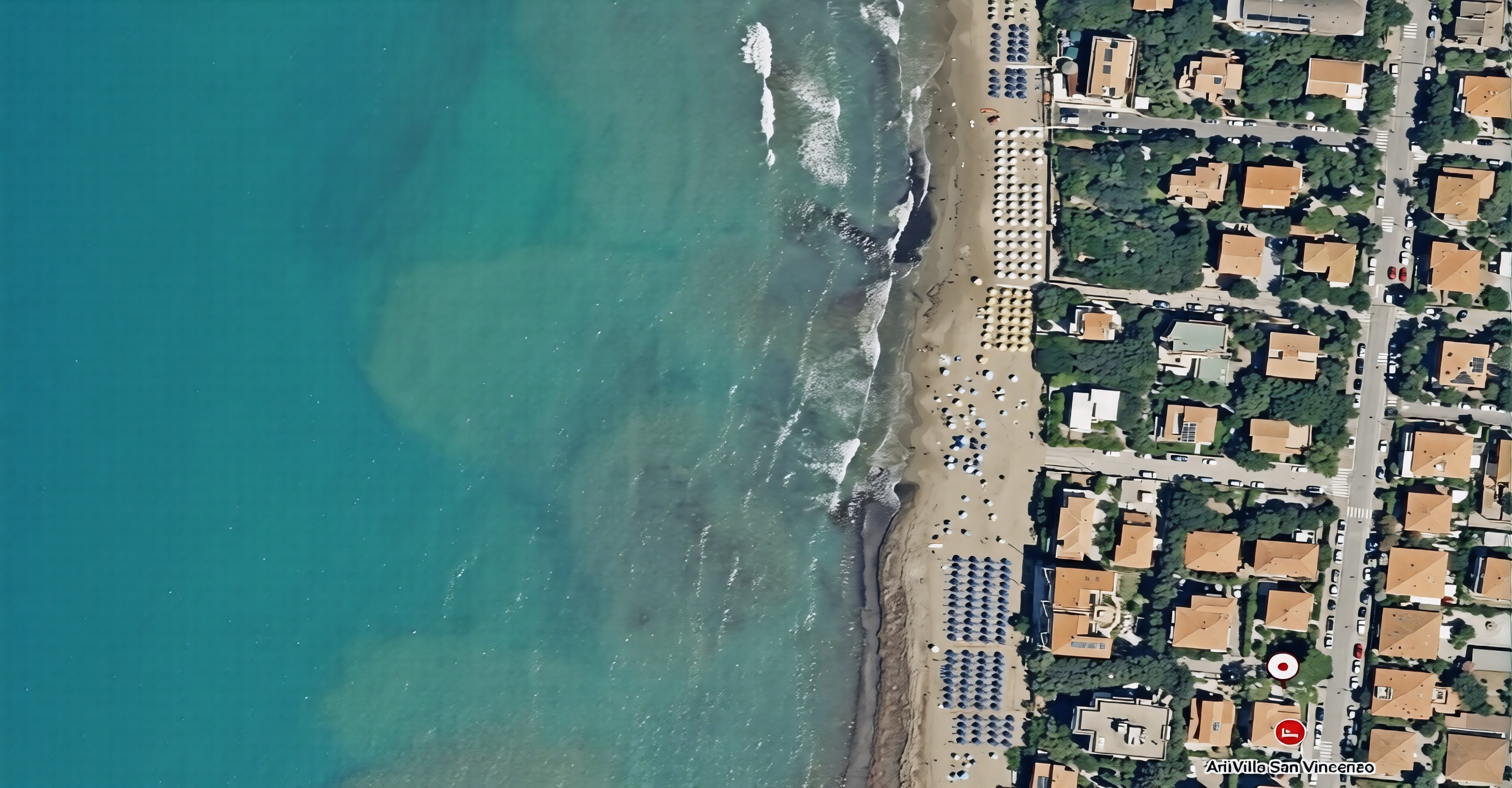 Spiaggia La Conchiglia Villa Ari