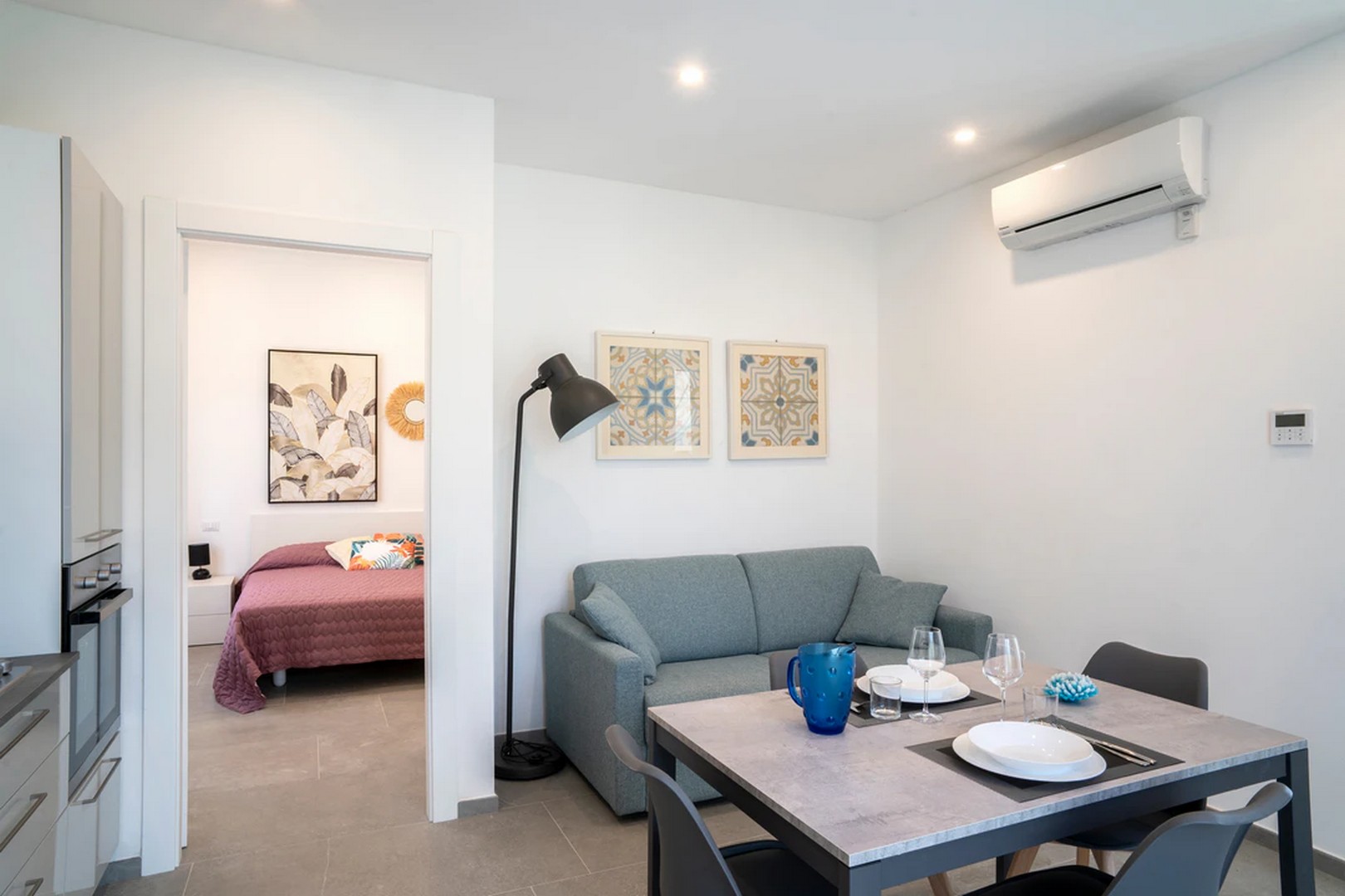 Kitchen and Living Room Apartment Lentisk Villa Ari San Vincenzo
