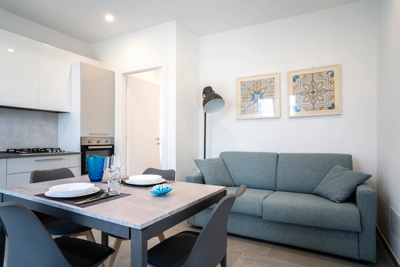 Kitchen and Living Room Apartment Lentisk Villa Ari San Vincenzo