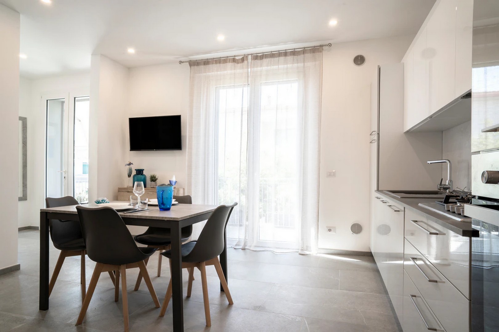 Kitchen and Living Room Apartment Lentisk Villa Ari San Vincenzo