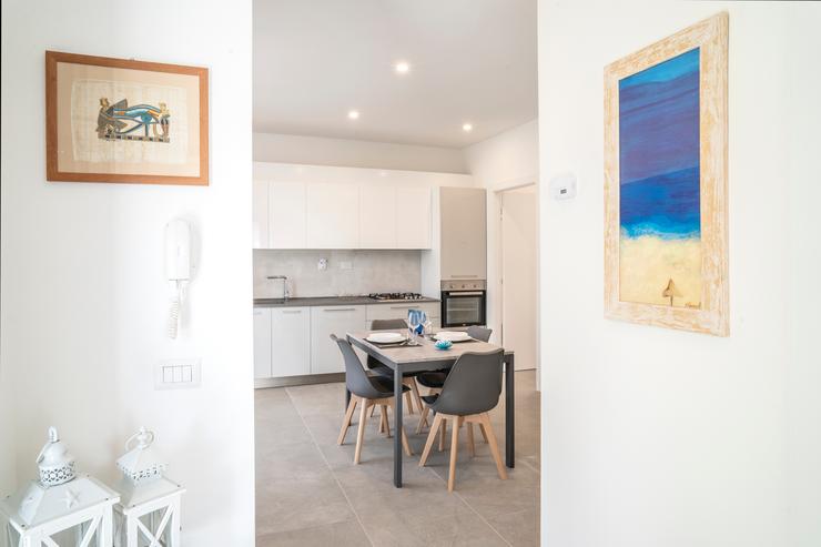 Kitchen and Living Room Apartment Lentisk Villa Ari San Vincenzo