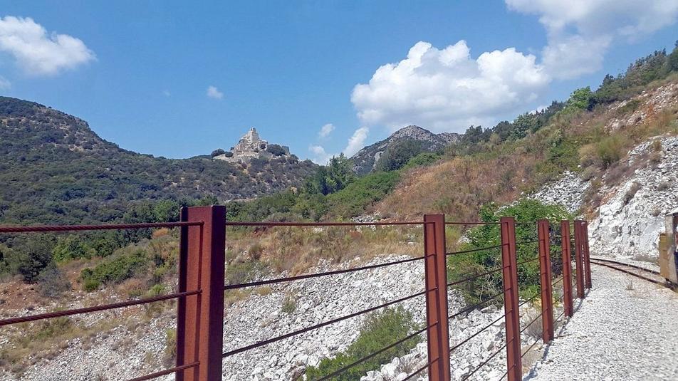 Campiglia Marittima panorama verso la Rocca